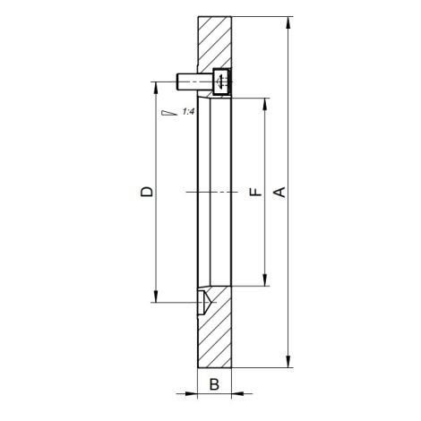 Tarcza zabierakowa nieobrobiona typ 8212-160-5A2 Bison kod: 358212080700 - 2